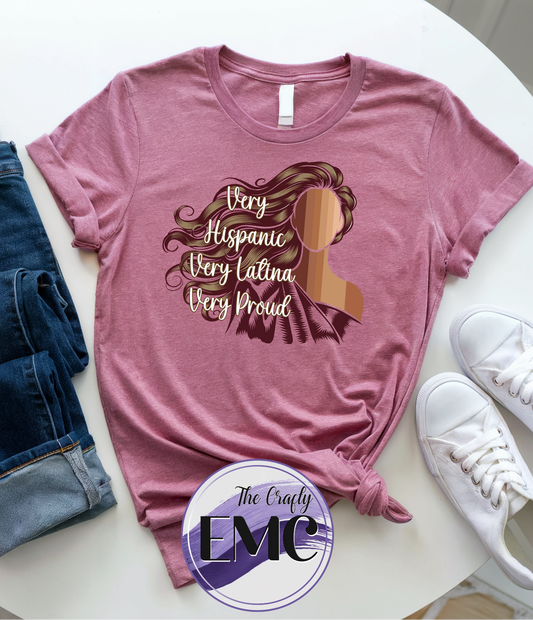 Very Latina T-Shirt Raspberry Pink